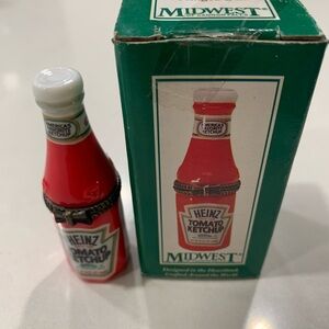 Heinz Tomato Ketchup Miniature Collectible -  hinged box
